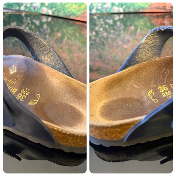 GUC Women's Birkenstock Gizeh Sandals Size Euro 36 US 5 23cm - Picture 8 of 9